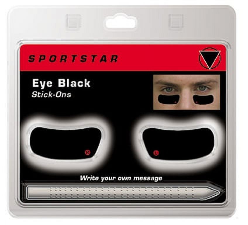 Sportstar Eye Black Stickers with Pencil