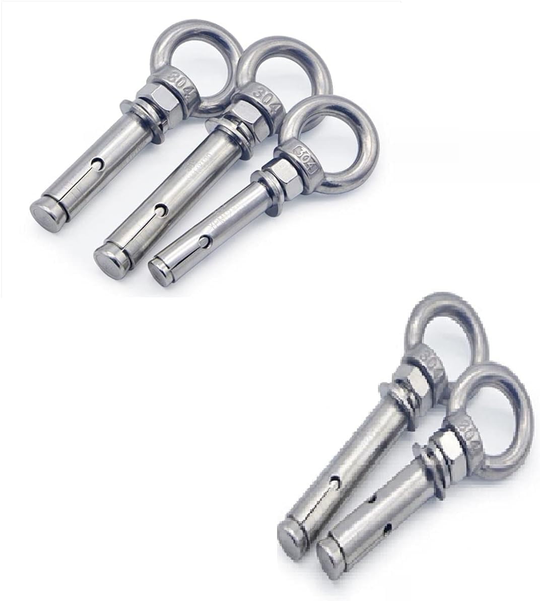 Eye Bolt 304 Stainless Steel Sleeve Anchor Concrete Expansion Eye Bolt Installation Artifact