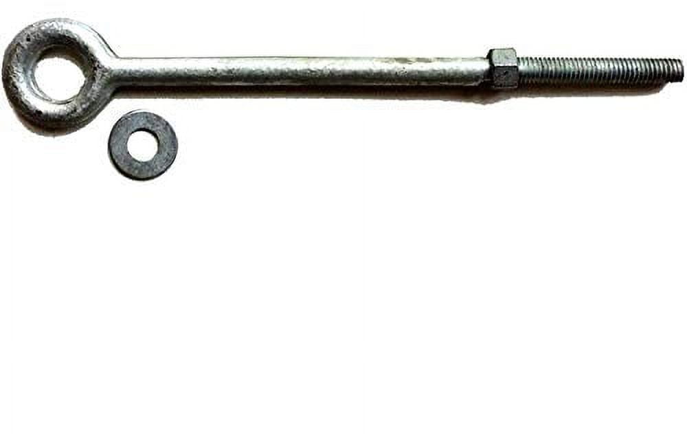 Eye Bolt Galvanized 1/2 Inch X 12 Inch, Eye Bolt With Washer And