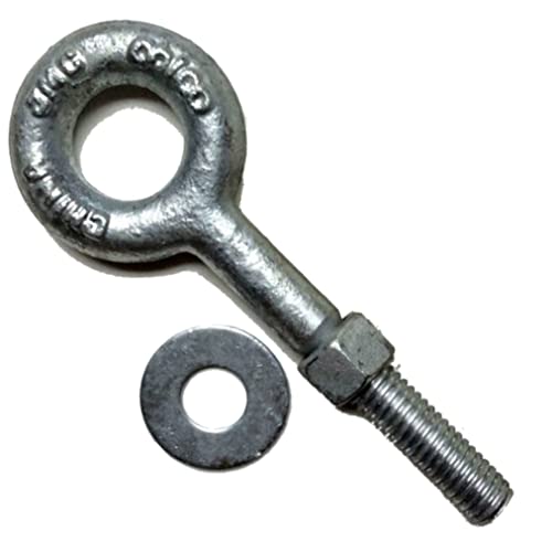 Eye Bolts 2.5" to 12" Dipped Galvanized Steel Eye Bolt