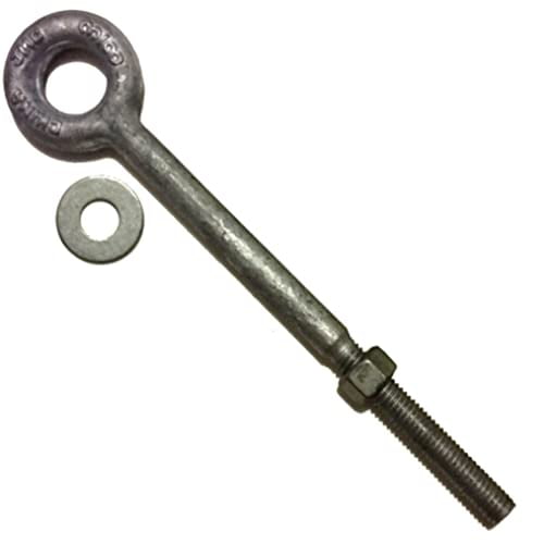 Eye Bolts 2.5" to 12" Dipped Galvanized Steel Eye Bolt
