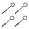 thumbnail image 1 of Eye Bolts - Galvanized Steel - 5/8" x 10" - 4 Pack, 1 of 1