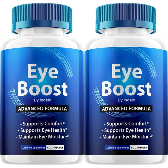 Eye Boost Eye Support Supplement – EyeBoost Capsules Vitamins Healthy Vision, 2 Pack, 120 Capsules