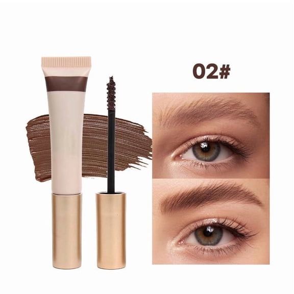 Eye Brow Tint,Eyebrow Setting Gel，Brow Gel,Long lasting colored eyebrow gel natural clear 3D brow definer smudge proof stereo brow tint long wear waterproof daily eye makeup 4ml(MulticolorB)