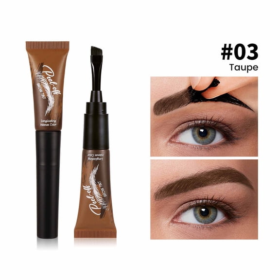 Eye Brow Tint,Eyebrow Setting Gel,Brow Gel,Waterproof tear off eyebrow dye mascara long lasting non fading 5 shades with brush head smooth natural brow tint easy peel off eye makeup(MulticolorC)