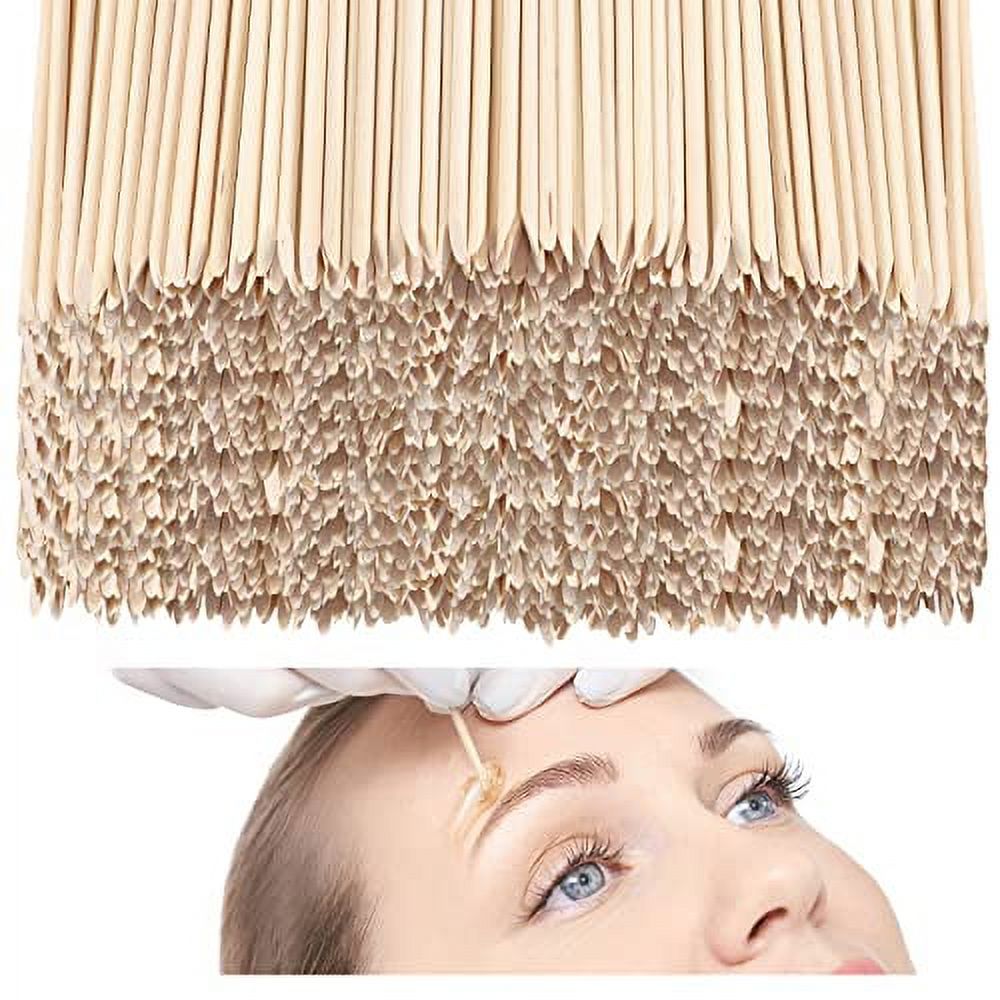 Eye Brow Wooden Wax Sticks Mini Waxing Applicator Sticks Lip Nose
