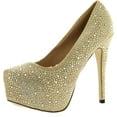 thumbnail image 1 of Eye Candie Womens Fashion Shiny New Design Platform Pump, 1 of 4