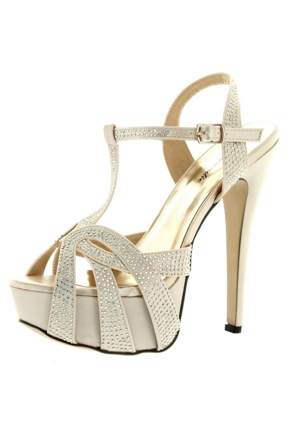 Womens High Heel Dress Sandals Pumps