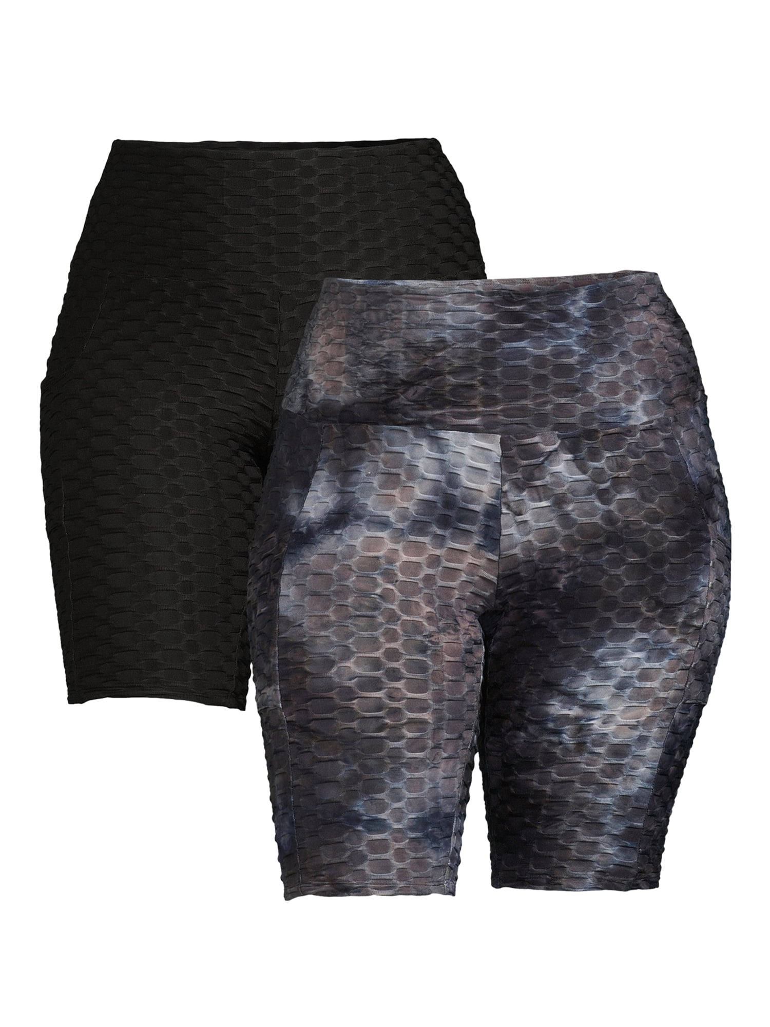 Plus size deals snakeskin biker shorts