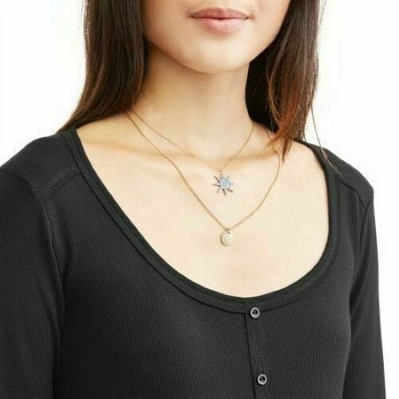 Eye Candy Knit Top Juniors' Size L Black Button Front Scoop Neck 3/4 Sleeve