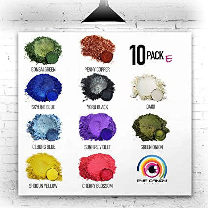 Eye Candy Premium Mica Powder - Pigment Powder 30-Pack Set 3 - Colorant for  Epoxy - Resin - Woodwork - Soap Molds - Candle Making - Slime - Bath Bombs