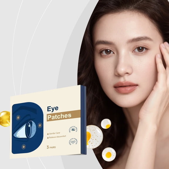 Eye Care Patch,3 Pairs Eye Mask for Tired Eyes & Dry Eyes Eye Cooling Pads, for Puffy Eyes, Dark Circles & Wrinkle,Office Eye Relief & Refresh Refresh