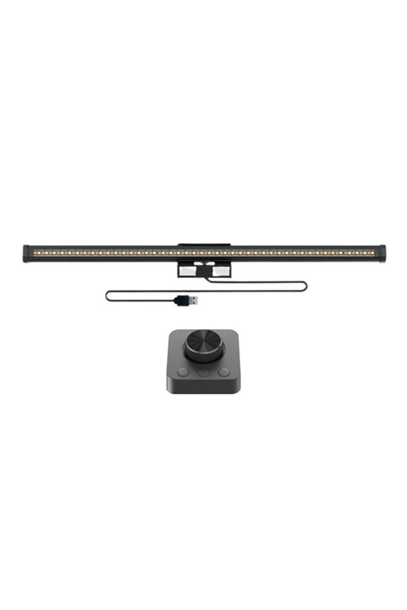 Eye-Care Screen Light Bar Metal Knob Remote Table Computer Monitor LED Task Lamp USB Magnetic Light  Desk Lamp