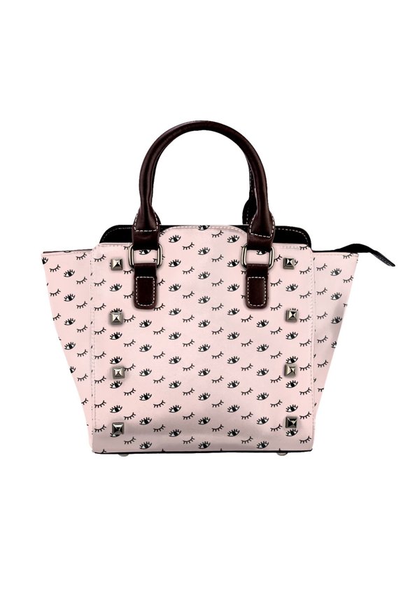 Eye Cartoon Eyelashes Rivet Fashion One-Shoulder Women's Handbag Tote Bag