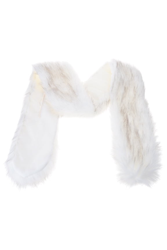 Eye Catching Artificial Furs Wrap Stole Convertible As Scarf Or Shoulder Covering Soft Collar Shrug Winter Essential