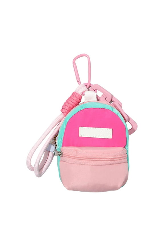 Eye Catching Backpack Keychain Compact And Trendy Miniature Backpack Keychain Accessory For Women And Students