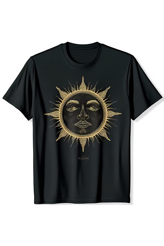 Eye Catching Black T-Shirt with Vibrant Graphic Print Soft Comfort