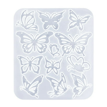 Eye Catching Butterfly Themed Earrings Mold Ear Pendant Silicone Molds Epoxy Resin Mould for Handmade Jewelry Craft