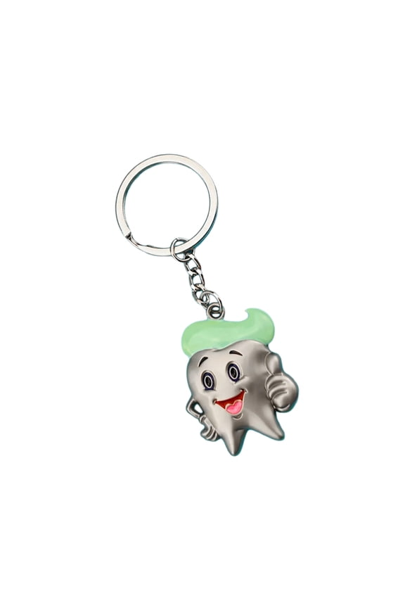 Eye Catching Designs Tooth Keychain For Everyday Use And Dental Promotions