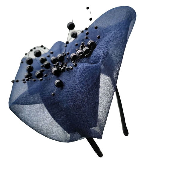 Eye Catching Fascinator Hat with Beaded Headband for Women Hair Decoration for Evening Banquet Hairpiece Party Headpiece