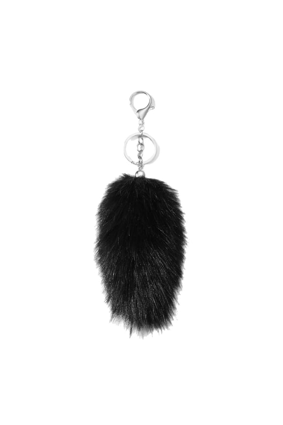Eye Catching Faux Hair Tail Keychain Fashionable Faux Hair Tail Pendant Keychain Bag Charm Accessory With Soft Touch