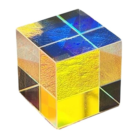 Eye Catching Glass Prism Cubes Multifunction Glass Cubes Prism Decors for Photography