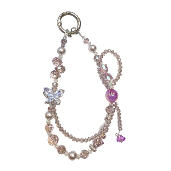 Eye Catching Mobile Phone Chain Handmade Beaded Cellphone Lanyard For Women Girls Telephone Strap Jewelry Drop-resistant