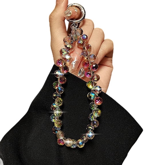 Eye Catching Mobile Phone Chain Handmade Beaded Cellphone Lanyard For Women Girls Telephone Strap Jewelry Drop-resistant