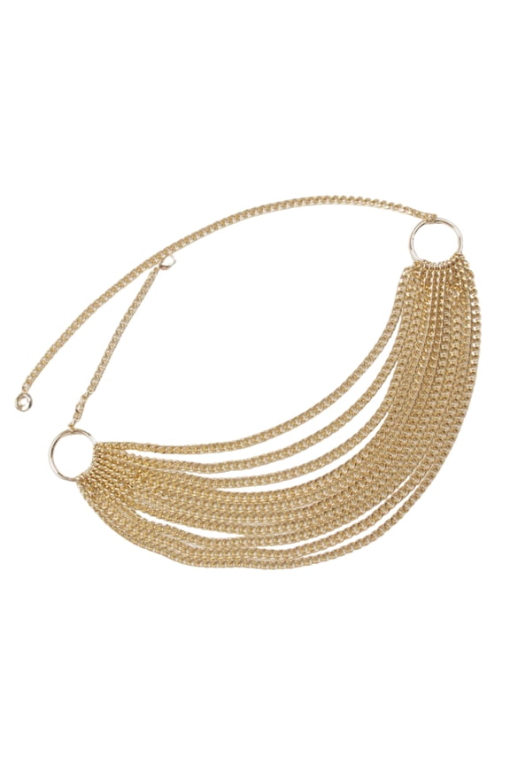 Eye Catching Multi Layer Chain Belt Waist Chain Charm For Style Statements