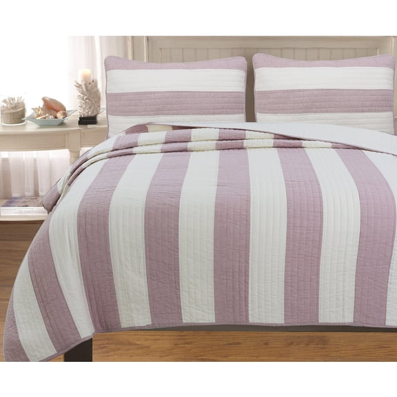 Eye-Catching Quilt Set 3 Pcs Bedding Set Bedroom Set Bed 100% Cotton Reversible King Size