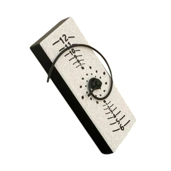 Eye Catching Spirals Fibonaccis Wall Clock Operated Rectangular Desk Clock for Living Room or Decoration