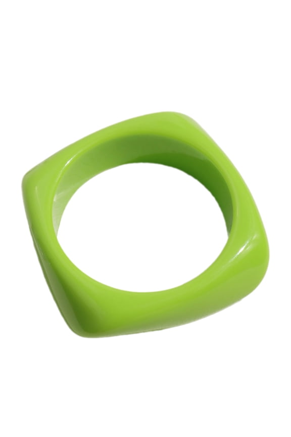 Eye Catching Thick Resin Bracelet Colorful Modern Bangle Jewelry Gift For Her