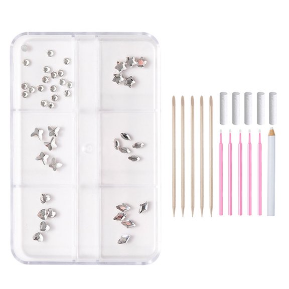 Eye Catching Tooth Colorful Teeth Jewelry Rhinestone Tooth Stones Decoration for Women Ornaments