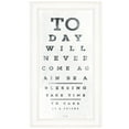 thumbnail image 1 of Eye Chart I by  Marla Rae Framed Print Wall Art Wood Multi-Color, 1 of 4