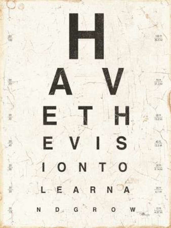 Eye Chart II Canvas Art - Pela Studio (18 x 24)