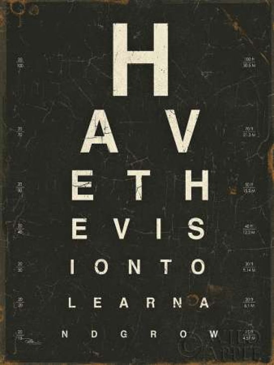 Eye Chart IV Canvas Art - Pela Studio (18 x 24)