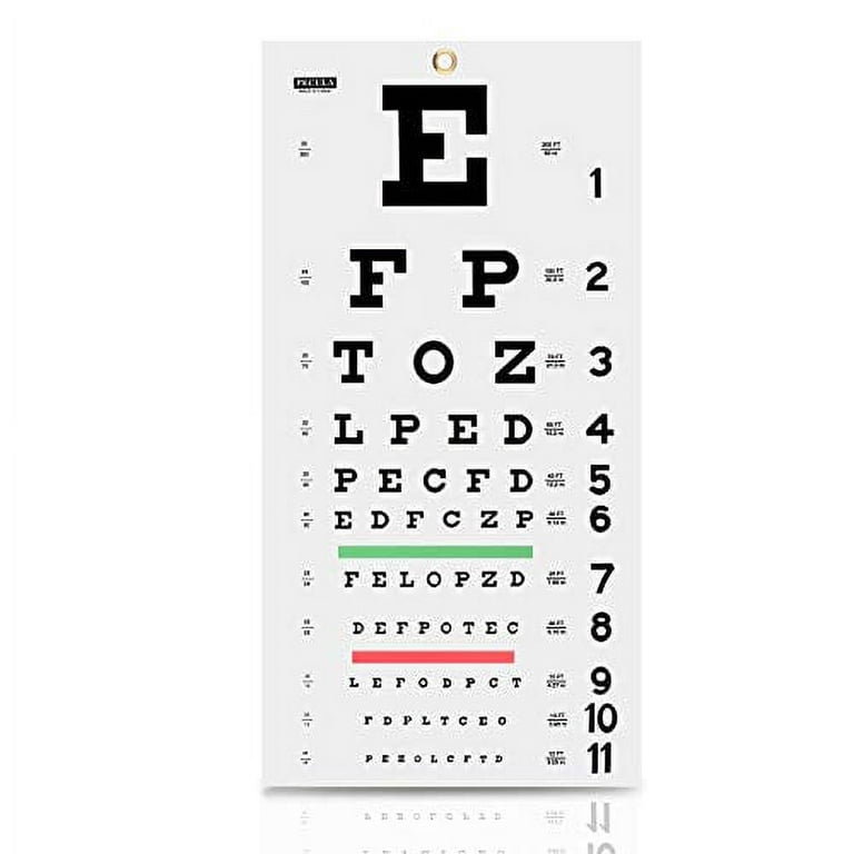 PECULA Eye Exam Eye Charts - Walmart.com pecula-eye-exam-eye-charts-walmart-com