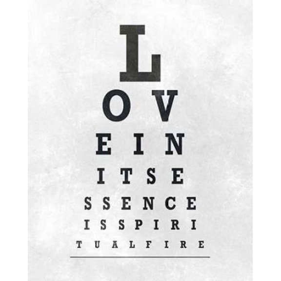 Eye Chart Typography I Poster Print by SD Graphics Studio