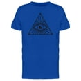 thumbnail image 1 of Eye Connected With Lines T-Shirt Men -Image by Shutterstock, Male Small, 1 of 2