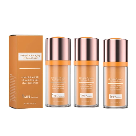 Eye Cream, 5D Peptide Eye Cream for Dark Circles, Daily Wrinkle Anti-Aging Cream, Lightweight Eyes Moisturizer for Delicate Skin Under Eyes Hydration, Hydrate Moisturize