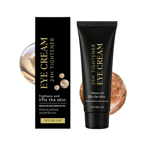 Eye Cream Anti Aging,Eye Cream for Puffiness and Bags Under Eyes,Instant Eye Tightener Cream 30g - Temporary Firming Hydrating Cream for Eye Bags Wrinkles Puffiness Dark Circles(Multicolorblack)