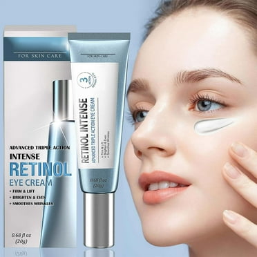 Eye Cream Anti Aging Retinol Eye Cream for Dark Circles Rapid Wrinkle Repair Daily Anti-Aging Under Eye Cream with Hyaluronic Acid for Fine Lines 0.68 fl.oz