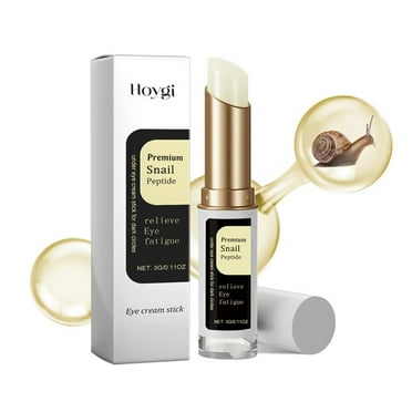 Eye Cream for Dark Circles and Puffiness, Under Eye Cream Stick, Anti-Wrinkle Snail Peptide Eye Stick, Under Eye Dark Circle Remover, Relieve Eye Fatigue