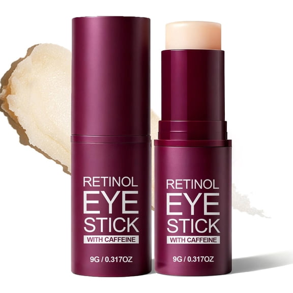 Eye Cream,Eye Tightener,Under Eye Cream,Retinol Eye Stick With Caffeine -Aging Eye Cream For Dark Circles Puffiness Eye Bags Hydrating Firming Eye For All Types(9g/0.3oz)