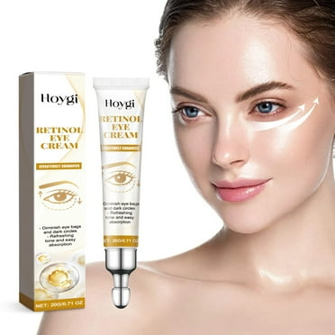 Eye Cream Retinol | Reduce Under Eye Pockets, Wrinkles, Puffiness, and Dark Circles | Moisturizing & Anti-Aging Eye Care Serum for All Skin Types