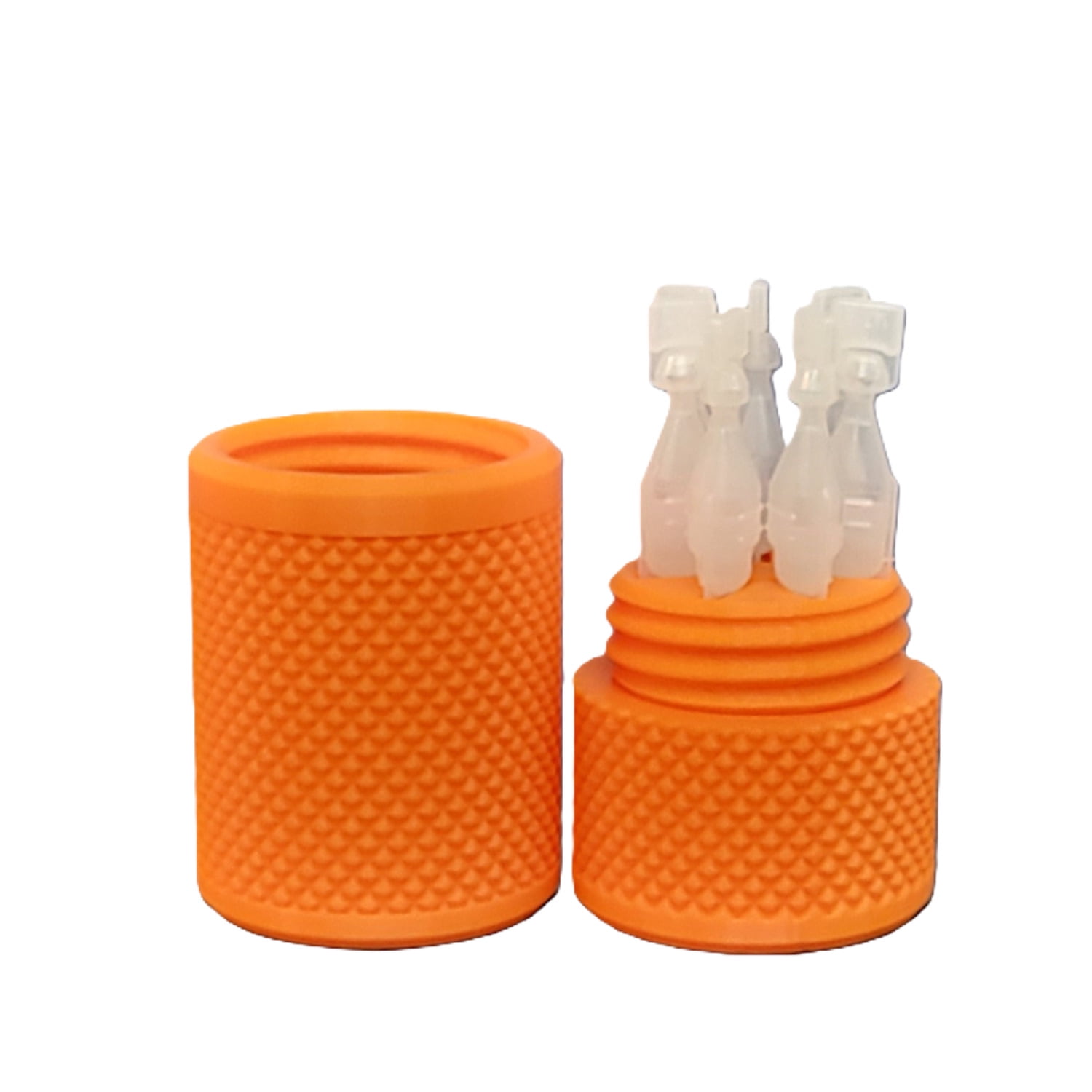 Eye Drop Vials Holder Storage Case - Securely Store Seven (7) Single-Use Vials - Screw-On Lid, Knurled Pattern - Keep Vials Safe Organized to Keep Track of Your Daily Usage - Walmart Supplies Eye Drop Vials Holder Storage Case - Securely Store Seven (7) Single-Use Vials - Screw-On Lid, Knurled Pattern - Keep Vials Safe Organized to Keep Track of Your Daily Usage - Walmart Supplies