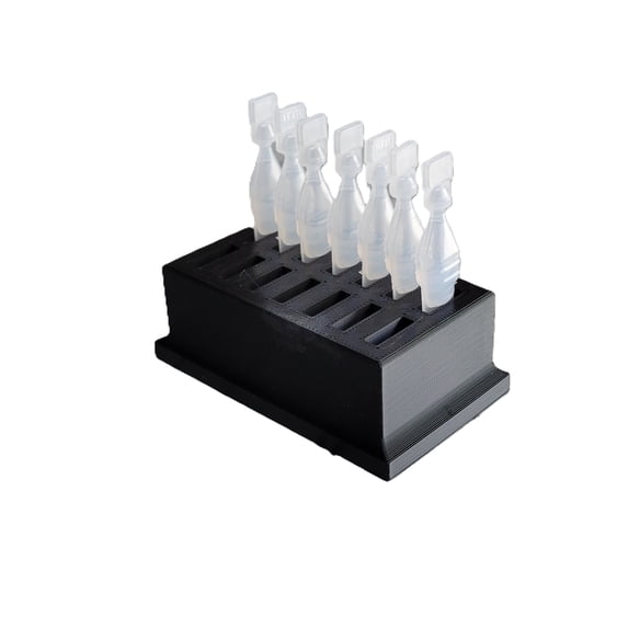 Eye Drop Vials Holder Storage - Single-Use Disposable Eye Drop Vials - Holds 14 Single Use Disposable Vials - Znet3D