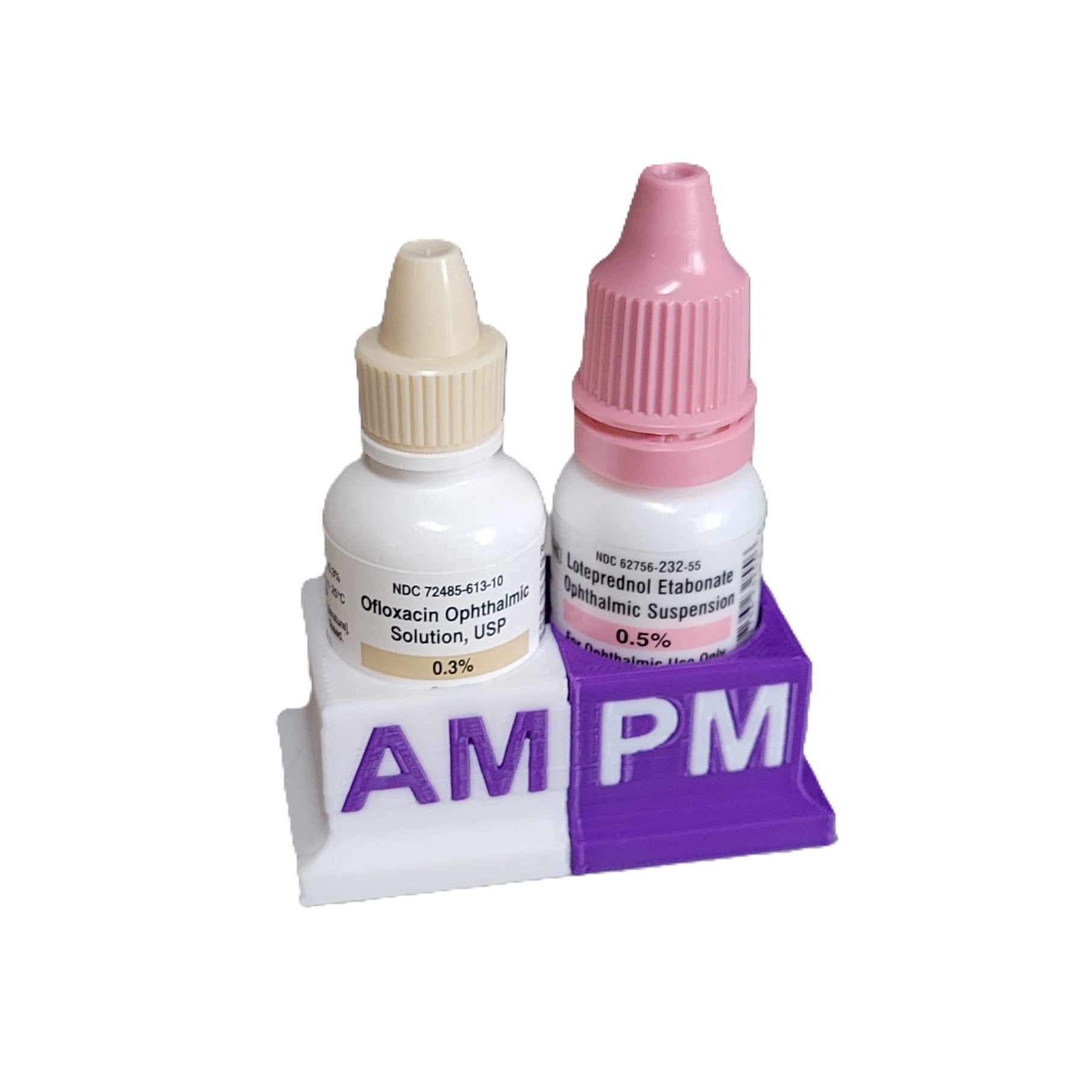 Eye Drops Organizer and Tracker, AM/PM 2 Slot Holder - Walmart.com
