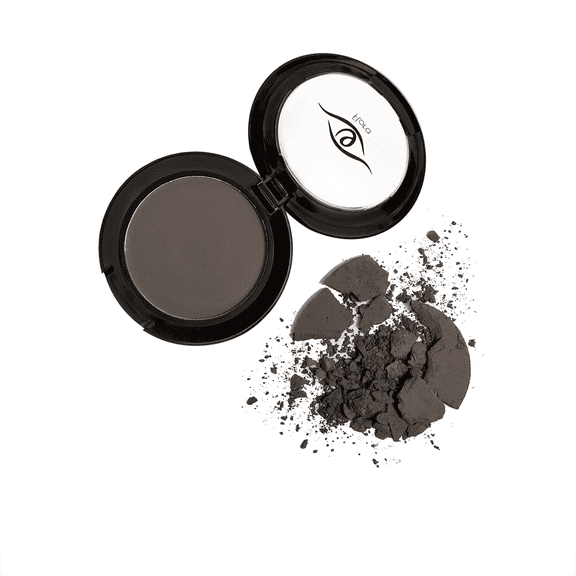 Eye Embrace Flora: Dark Brown-Gray Eyebrow Powder, Hair Powder, Root Cover-Up Waterproof, Cruelty-Free