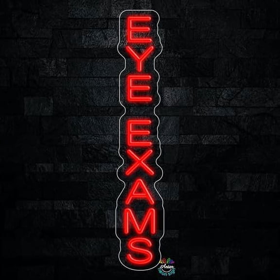 Eye Exams LED Neon Sign 5"L x 27"H #32254